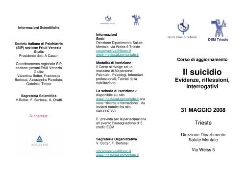 Volantino Corso (31/05/2008).PDF - DSM Trieste