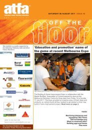 Education and promotion - The Australian Timber Flooring Association