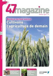 Cultivons l'agriculture de demain - Lot-et-Garonne