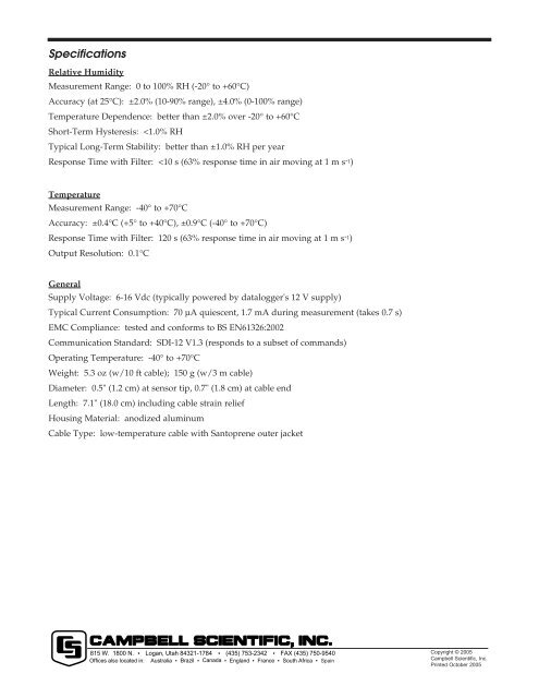 Download specification