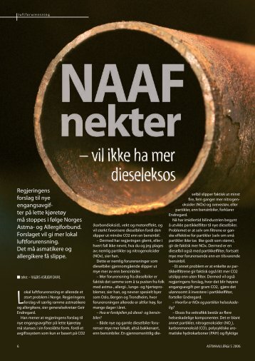 Les hele artikkelen, pdf - Norges Astma- og Allergiforbund