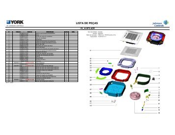 Lista de PeÃ§as / Vistas Explodidas - Cassete ... - Johnson Controls