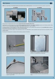 Caja para cables eléctricos - A2M , A2P series - ILME - de pared