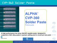 ALPHAÂ® CVP-360 Solder Paste - The Solder Connection