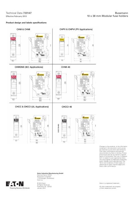 Data Sheet - Cooper Bussmann