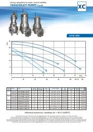 FAGGIOLATI PUMPS SpA XC - Comfilter