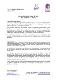 CommuniquÃ© de presse - CCI CÃ´te-d'Or