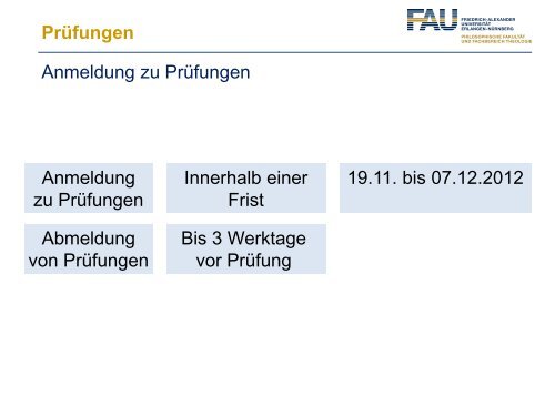 Aufbau des Studiums - Philosophische FakultÃ¤t - Friedrich ...