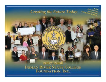 Inside: Annual Report and Listing of Giving Club ... - IRSC Foundation