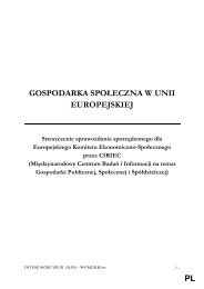 gospodarka spoÅeczna w unii europejskiej - Ekonomiaspoleczna.pl