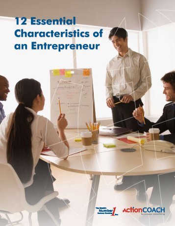 12 Essential Characteristics of an Entrepreneur - ActionCOACH