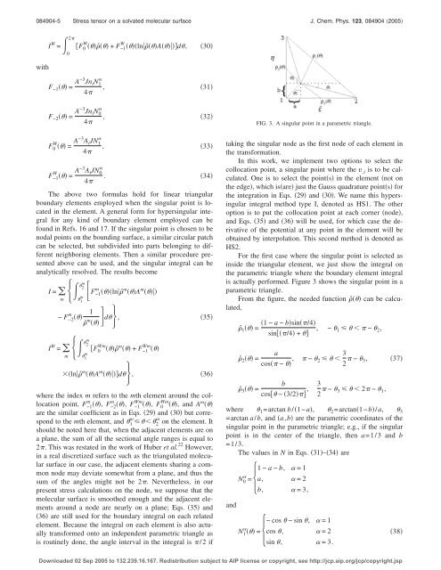 Calculation of the Maxwell stress tensor and the Poisson-Boltzmann ...
