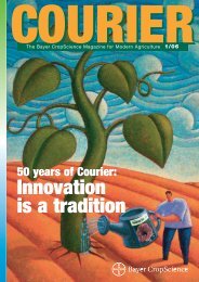 Innovation is a tradition - Bayer CropScience