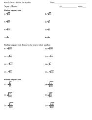 Square Roots