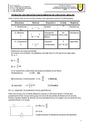 teoria de los circuitos con elementos de circuitos lineales - unne ...