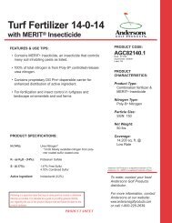 Turf Fertilizer 14-0-14 - Andersons Golf Products