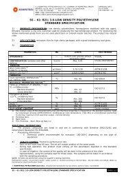 ss â€“ 61: b21/3.0-low density polyethylene standard specification