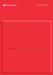 Annual report 2009 - Santander