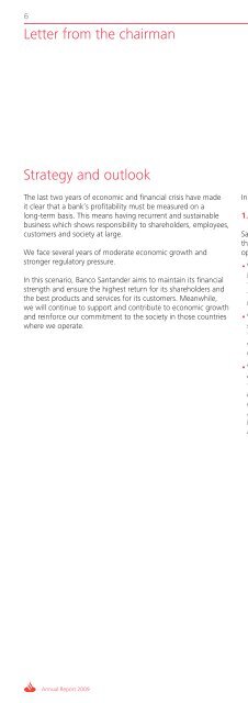 Annual report 2009 - Santander