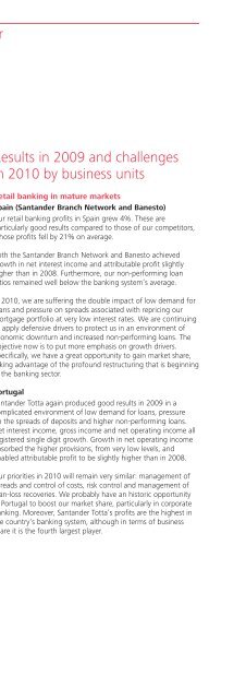 Annual report 2009 - Santander