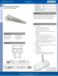 Spec Sheet - Howard Industries, Inc.