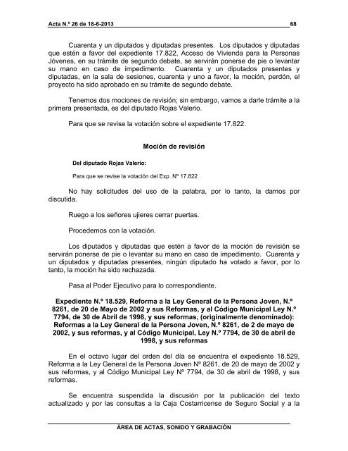 2013-2014-plenario-sesiÃƒÂ³n-26 - Asamblea Legislativa