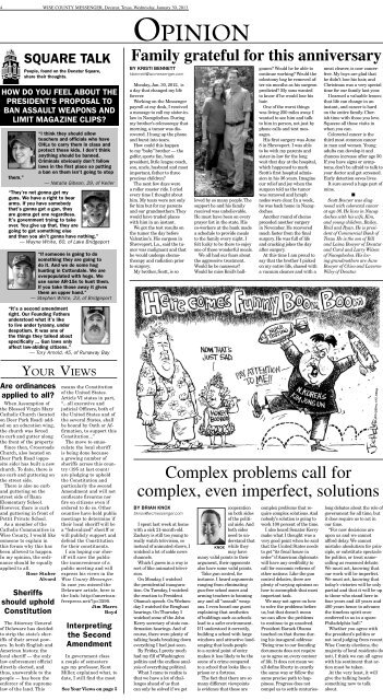 01-30-2013-Midweek - Wise County Messenger