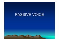 PASSIVE VOICE