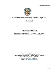 Information Manual RIGHT TO INFORMATION ACT, 2005 - AP Online