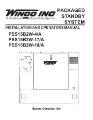 60706-170 Operators Manual PSS15B2W-4/A ... - Winco Generators