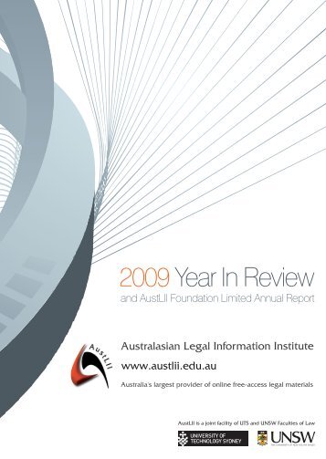 2009 Year In Review - Australasian Legal Information Institute