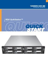 RDX QuikStation QSG FINAL_1 - Tandberg Data