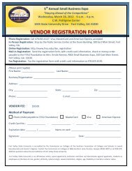 VENDOR REGISTRATION FORM - Fort Valley State University