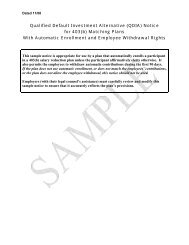 QDIA for 403(b) Matching Plans - TIAA-CREF