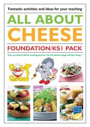 Foundation Stage - British Cheese Board