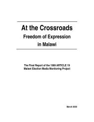 At the Crossroads - Article 19