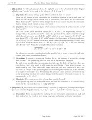 MATH 387 Practice Final Exam Solutions 1. (12 points) For the ...