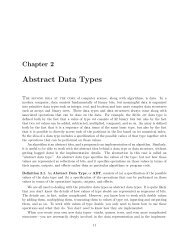 Chapter 2: Abstract Data Types