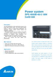 CellD 600 DPS 4000B-48-5 19IN - DELTA Power Solutions