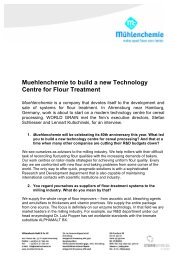 English, PDF (66 KB) - MÃ¼hlenchemie GmbH & Co. KG