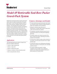 Model 4P Retrievable Seal-Bore Packer Gravel-Pack System