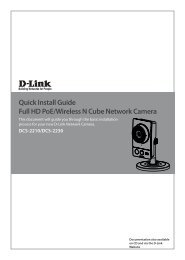 Quick Install Guide Full HD PoE/Wireless N Cube Network ... - D-Link