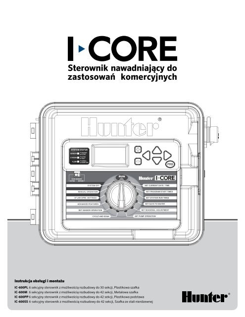 Sterownik nawadniajÄcy do zastosowaÅ ... - Hunter Industries