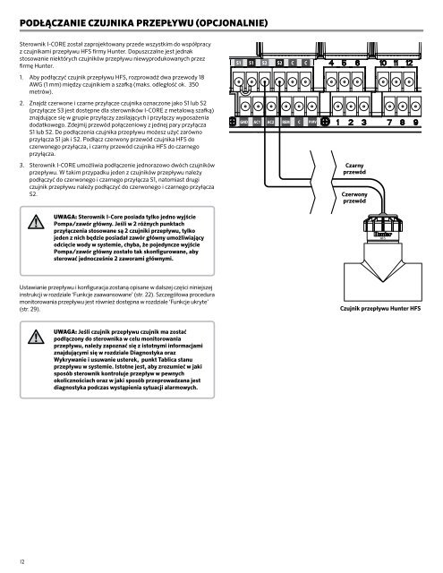 Sterownik nawadniajÄcy do zastosowaÅ ... - Hunter Industries