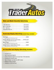 advertising rate card - Classifieds