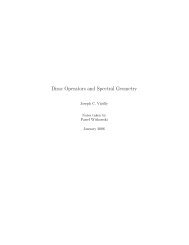 Dirac Operators and Spectral Geometry