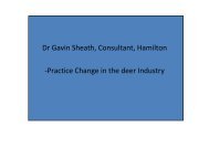 Dr Gavin Sheath, Consultant, Hamilton - Deer Industry New Zealand