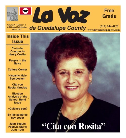 La Voz de Seguin June, 2011 internet.pmd - La Voz Newspapers