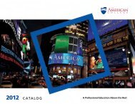 CATALOG - The American College