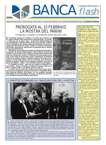 servizio âscudo fiscaleâ attivitÃ  detenute all'estero - Banca di Piacenza